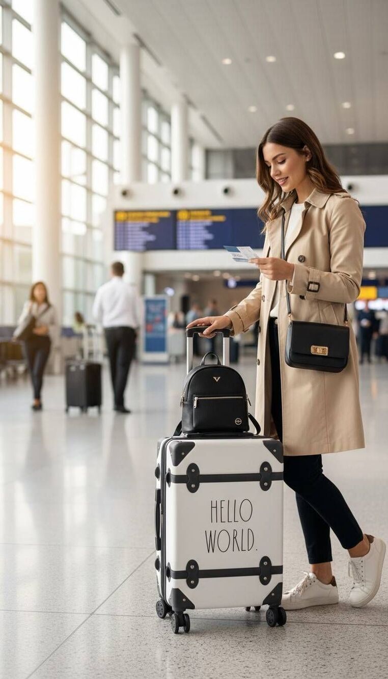 Rae Dunn carry-on luggage